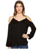 Michael Stars - Romy Rayon Cold Shoulder Blouse