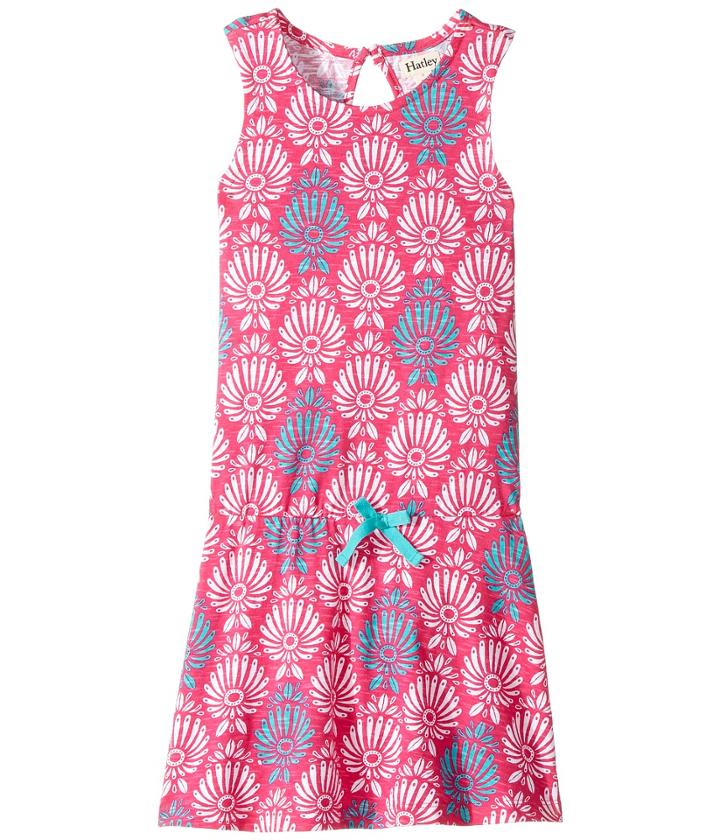 Hatley Kids - Porcelain Print Flounce Skirt Tank Dress