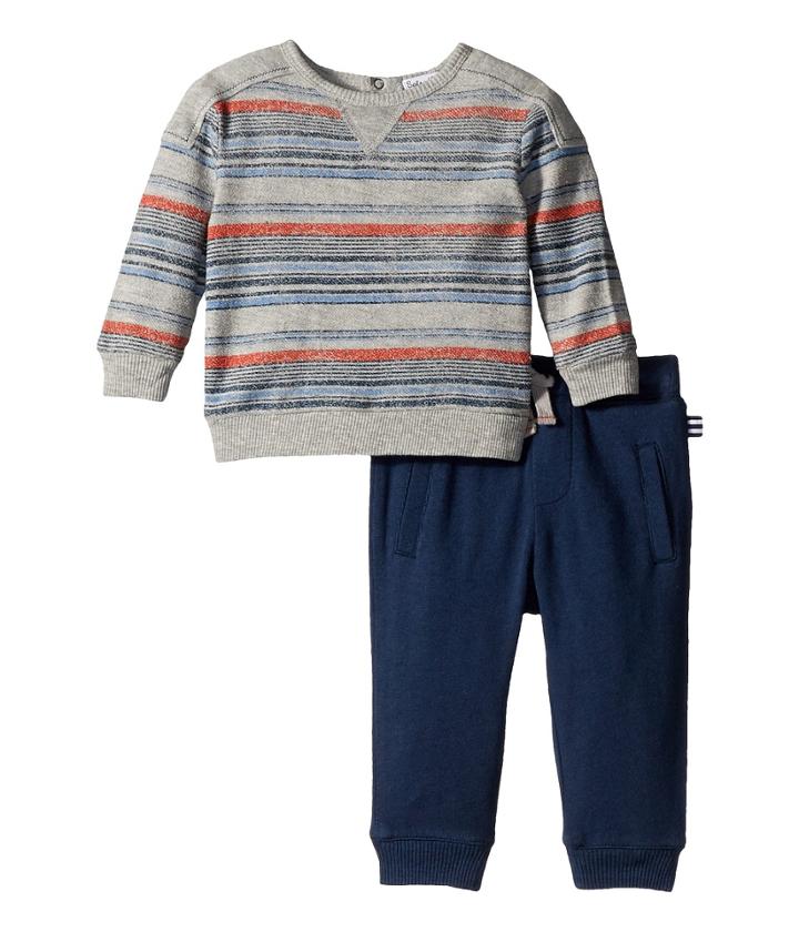 Splendid Littles - Reverse Print French Terry Pants Set