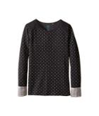 C&amp;c California Kids - Thermal/jersey Top With Polka Dots And Stripes