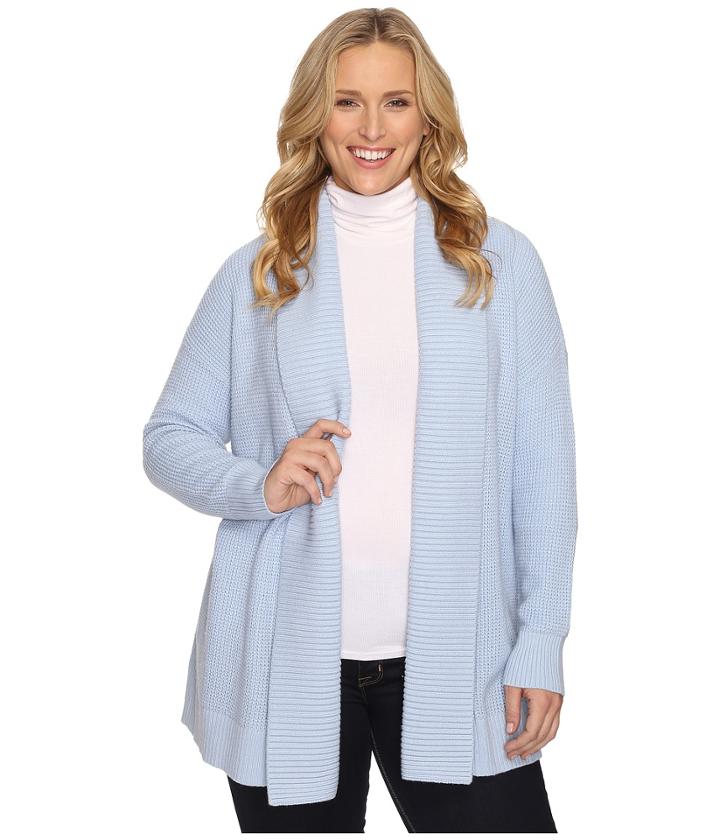 Michael Michael Kors - Plus Size Long Waffle Cardigan