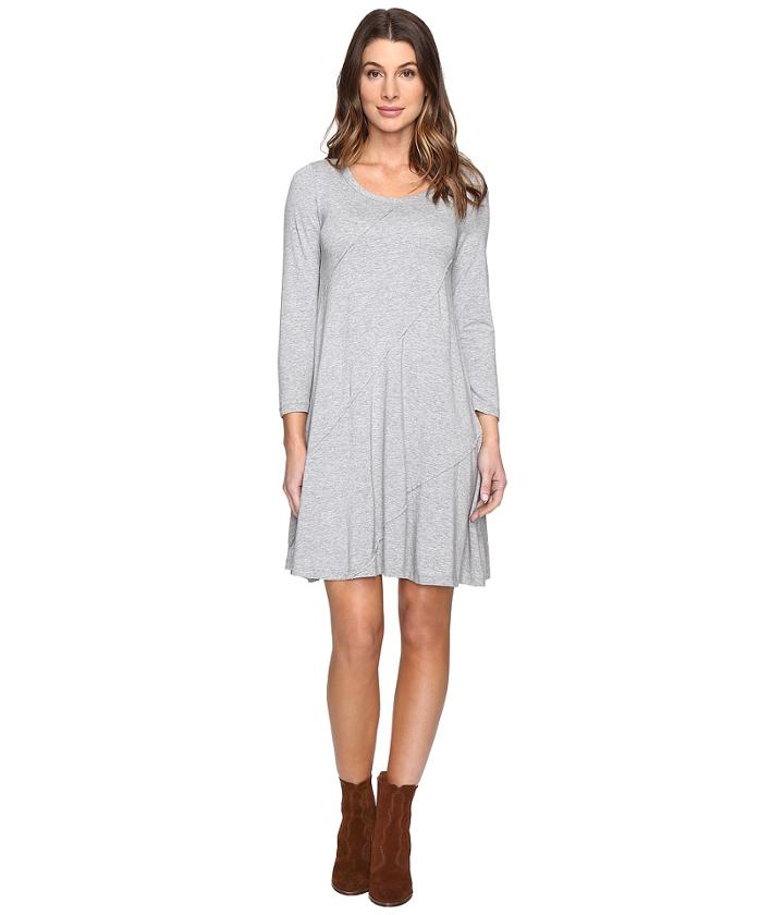 Mod-o-doc - Cotton Modal Spandex Jersey Seamed Swing Dress