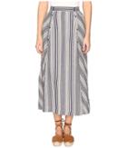Jack By Bb Dakota - Norman Varigated Stripe Button Front Skirt