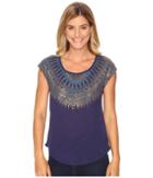 Lucky Brand - Wing Neckline Tee