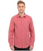 Kenneth Cole Sportswear - Long Sleeve Button Down Linen Slub