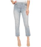 Tribal - Pull-on 25 Dream Jeans Capris In Bleach Wash