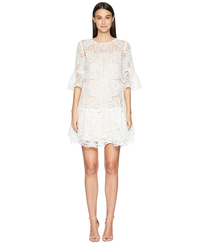Ml Monique Lhuillier - Lace Short Dress