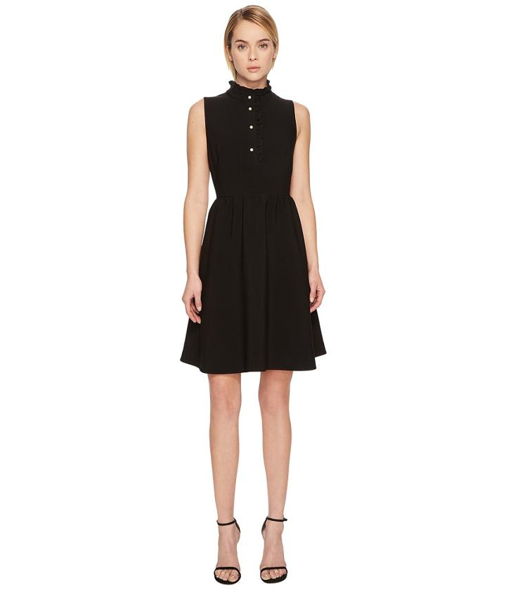 Kate Spade New York - Ruffle Front Crepe Dress