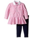 Ralph Lauren Baby - Cotton Jersey Stripe Tunic Leggings Set