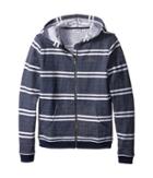 Lacoste Kids - Full Zip Hooded Stripe Sweatshirt