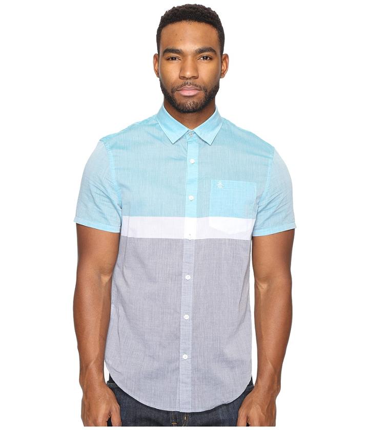 Original Penguin - Short Sleeve Color Block Lawn