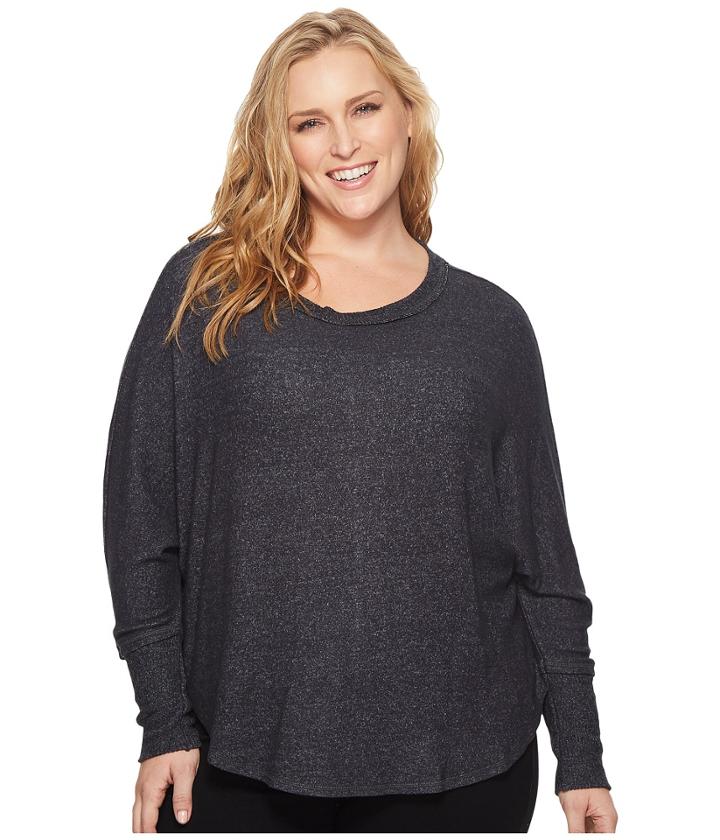 B Collection By Bobeau - Plus Size Sara Dolman Cozy Top