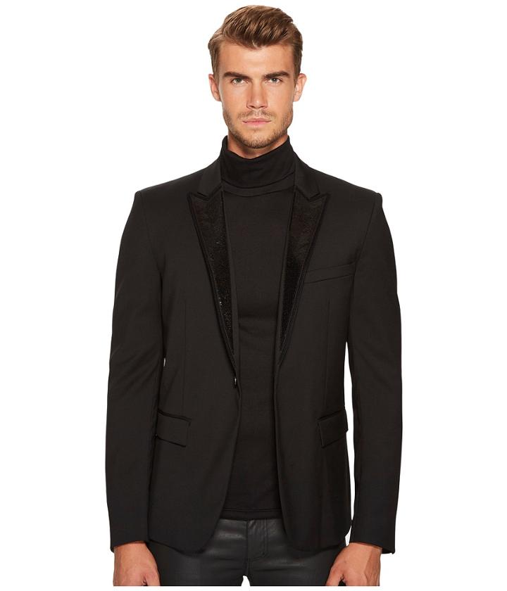 Just Cavalli - Embroidered Lapel Blazer