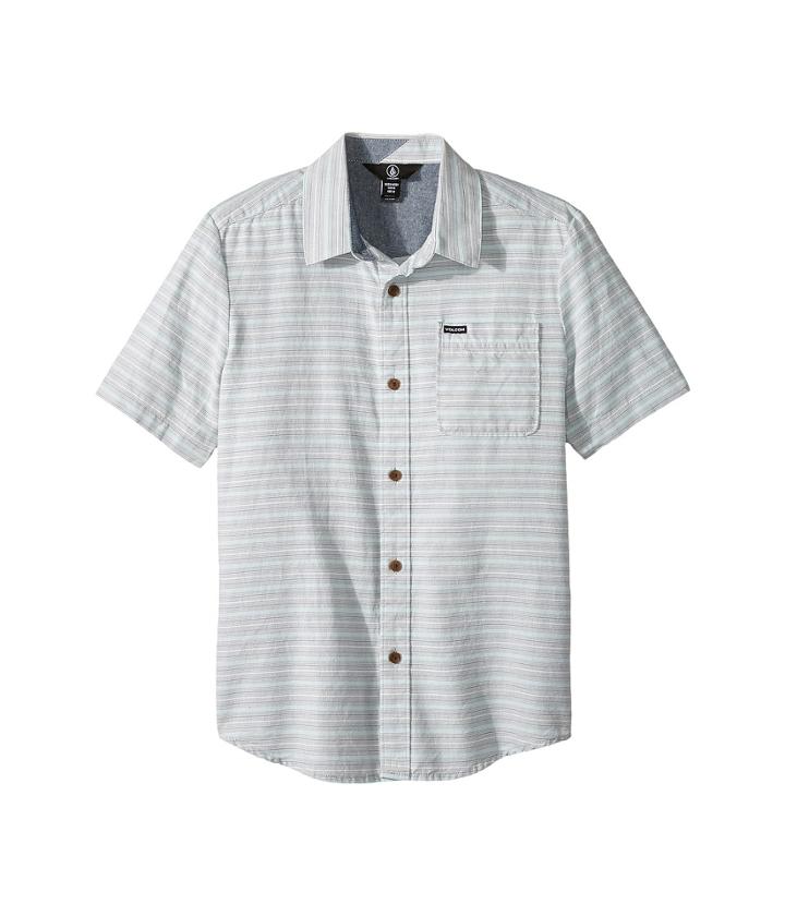 Volcom Kids - Eastport Chambray Short Sleeve Shirt
