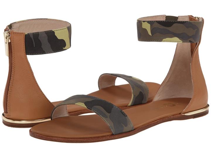 Yosi Samra - Cambelle Washed Camo Leather Sandal