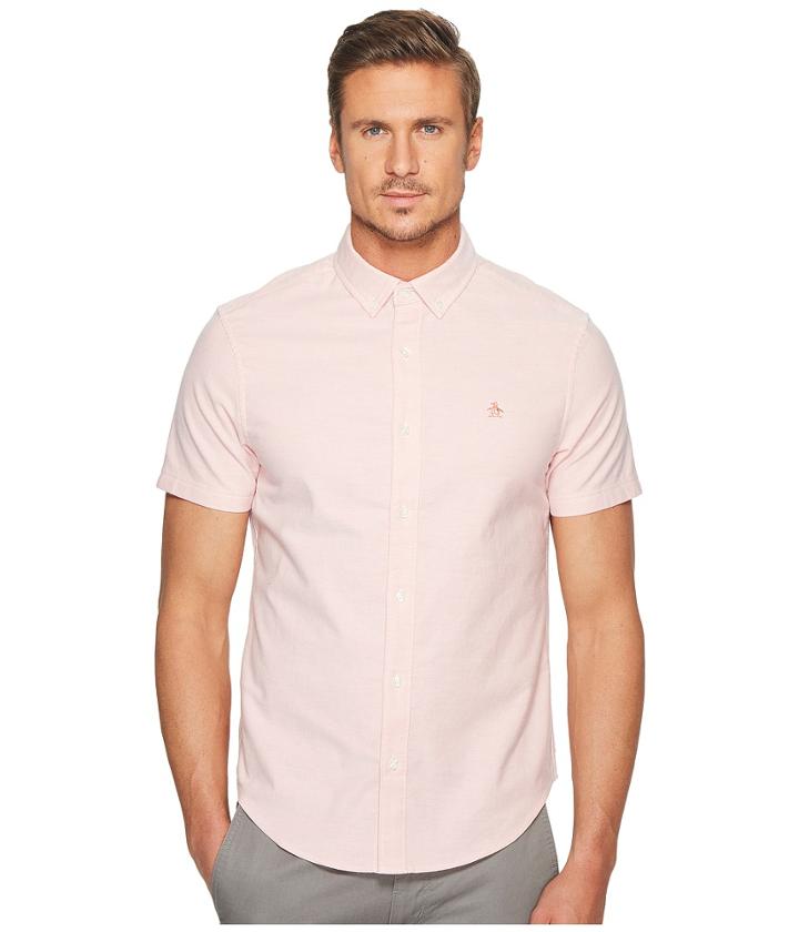 Original Penguin - Short Sleeve Stretch Oxford Shirt