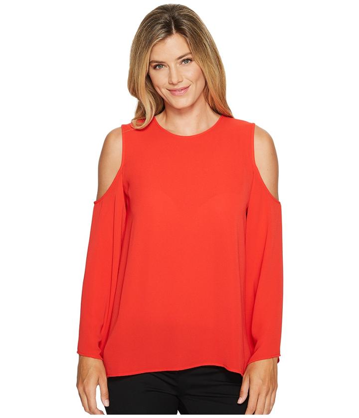 Vince Camuto - Bell Sleeve Cold Shoulder Blouse