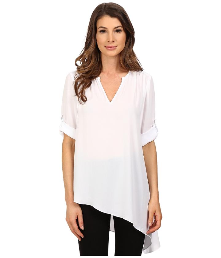 Karen Kane - Roll-tab Asymmetrical Top
