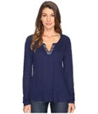 Roper - 0537 Poly Jersey Split V-neck Tee