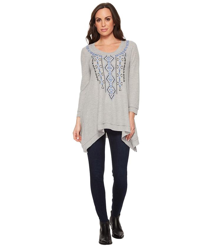Roper - 1390 Polyester Rayon Thermal Tapeze Top