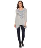 Roper - 1390 Polyester Rayon Thermal Tapeze Top