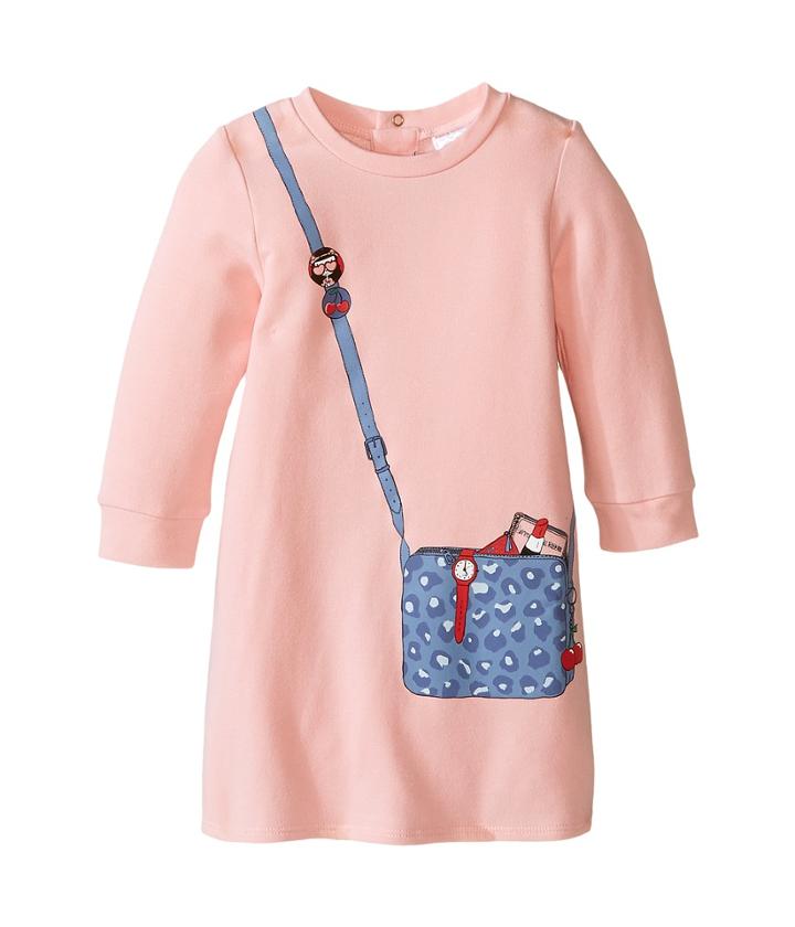 Little Marc Jacobs - Long Sleeve Essential Jersey Modal Dress