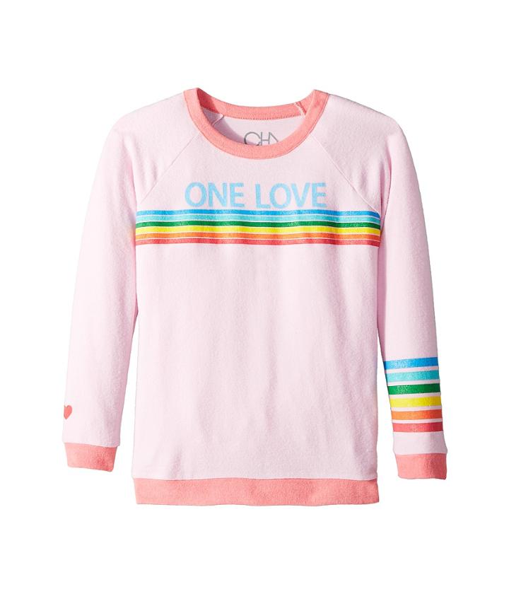Chaser Kids - Love Knit Raglan One Love Pullover