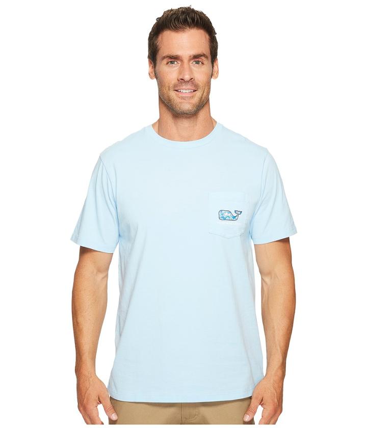 Vineyard Vines - Short Sleeve Pelican Magnolias Whale Flat Pocket Tee