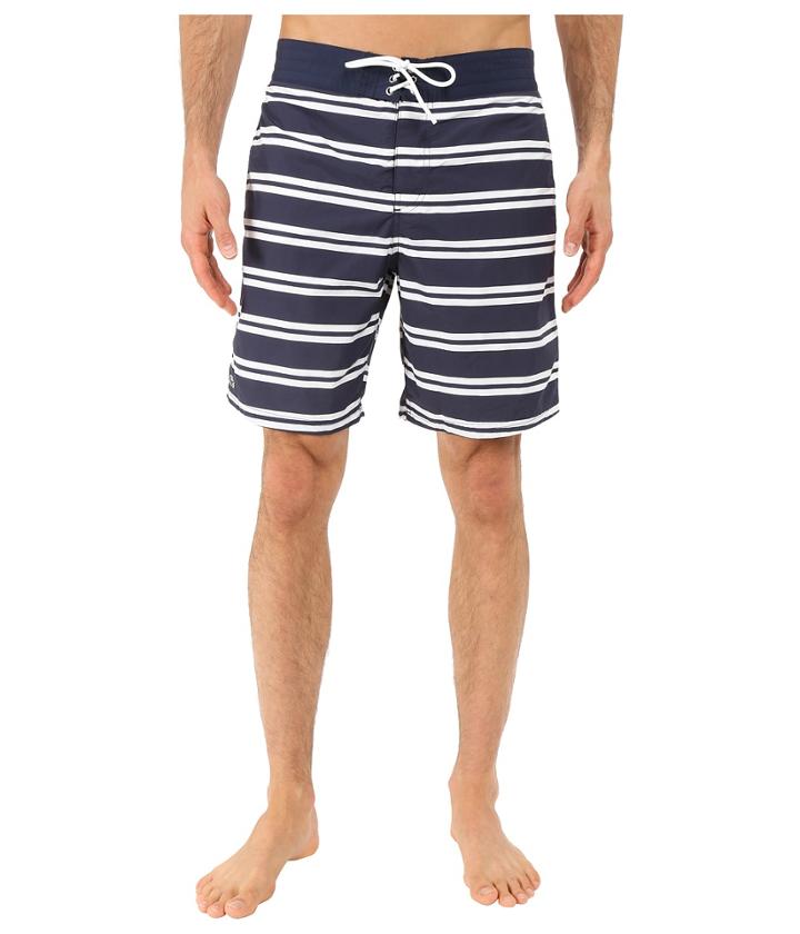 Lacoste - Stripe Swim Boardshorts 8