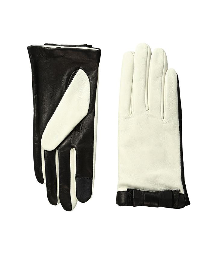 Kate Spade New York - Color Block Bow Short Gloves