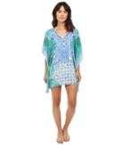 La Blanca - Tile We Meet Again Caftan Cover-up