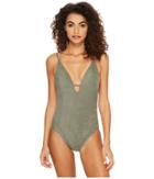 Lucky Brand - Suede With Me Strappy Mio One-piece