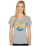 Life Is Good - Wave Palm Pattern Crusher Vee