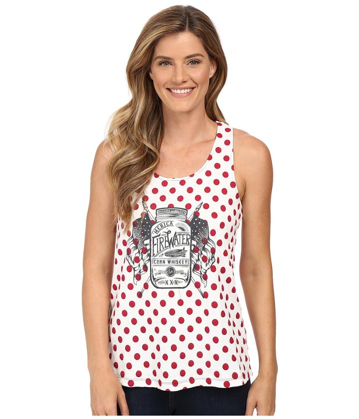 Cruel - Racerback Printed Jersey Tank Top