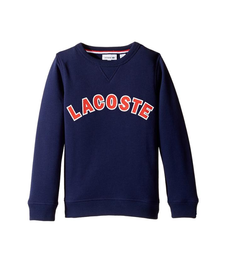 Lacoste Kids - Crew Neck Fleece W/ Logo