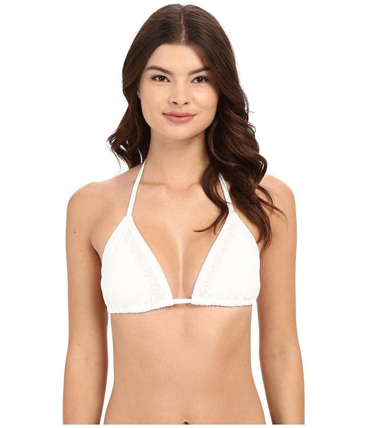 Michael Michael Kors - Bohemian Rhapsody Beaded Triangle Bra Top W/ Removable Soft Cups