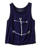 The Original Retro Brand Kids - Anchor Rayon Swingy Tank Top