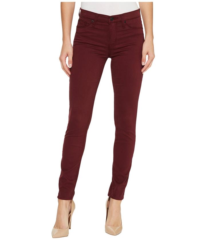 Hudson - Nico Mid-rise Super Skinny In Rich Garnet