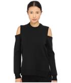 Vera Wang - Cold Shoulder Pullover Double Face Knit