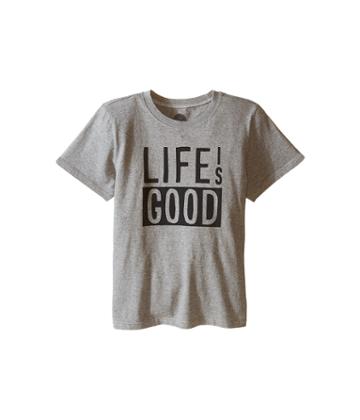 Life Is Good Kids - Life Is Good Block Crusher Tee