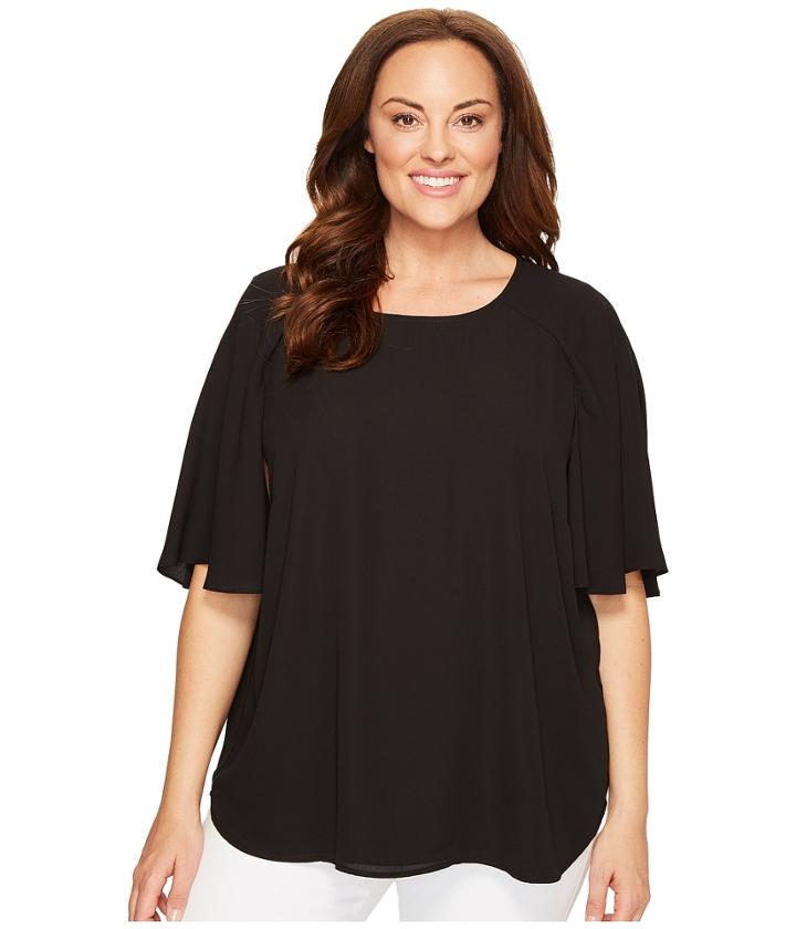 Karen Kane Plus - Plus Size Cape Sleeve Top
