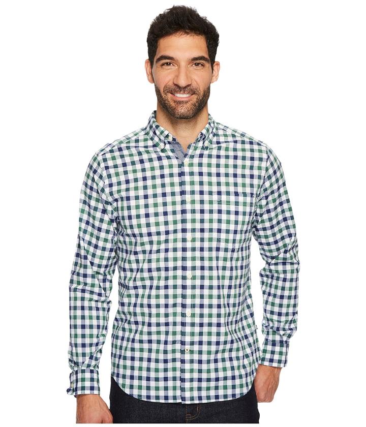 Nautica - Long Sleeve Tattersall Woven Shirt