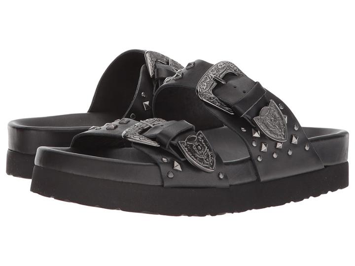 The Kooples - Leather Sandal With Studs