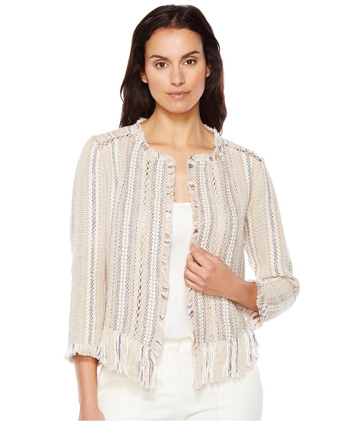 Nic+zoe - Orchid Fringe Jacket