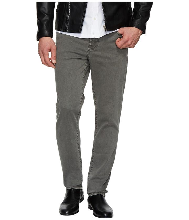 Liverpool - Slim Straight Stretch Denim Jeans In Gunmetal