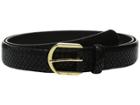 Lauren Ralph Lauren - 1 1/8 Endbar On Faux Snake Strap W/ Metallic Gold Wash