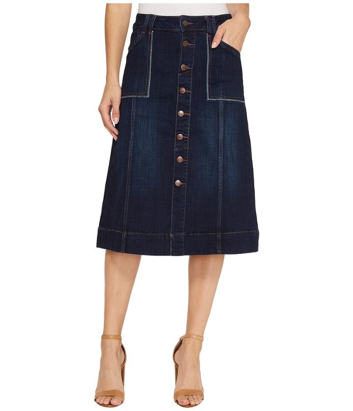 Jag Jeans - Dover Skirt In Crosshatch Denim