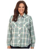 Roper - Plus Size 0385 Turquoise Plaid