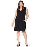 Karen Kane Plus - Plus Size Sleeveless Pocket Dress