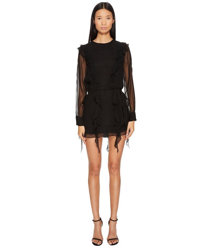 Thomas Wylde - Usbeorn Flutter Silk Chiffon Dress